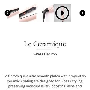 Le Ceramique
1-Pass Flat Iron